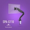 Uchwyt biurkowy Spacetronik SPA-G110 na monitor 17-32